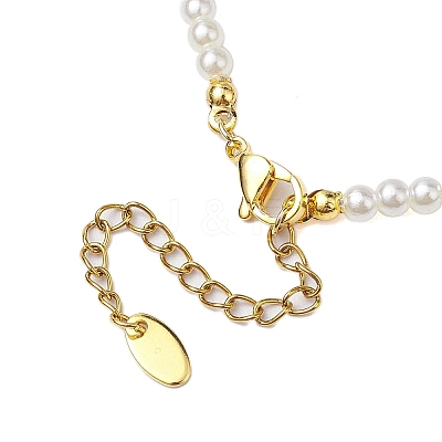 4Pcs 4 Styles ABS Plastic Imitation Pearl Beaded Necklaces NJEW-JN04859-1