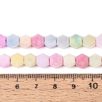 Anti-Tarnish Electroplate Glass Beads Strands LS-GLAA-T028-8mm-02M-1