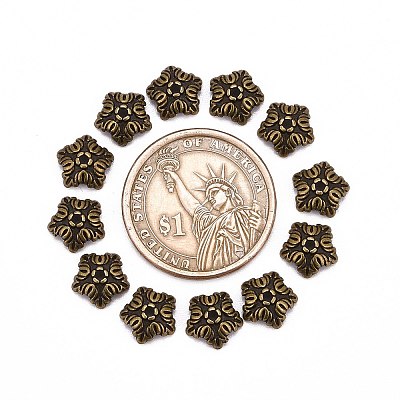 Tibetan Style Bead Caps LS-TIBEB-A24621-AB-FF-1