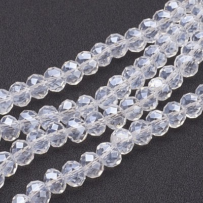 Handmade Glass Beads GR5X8MMY-1L-1