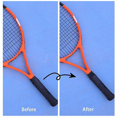 24Pcs 3 Colors Tennis Racket Handle Elastic Rubber Ring FIND-GF0004-51-1