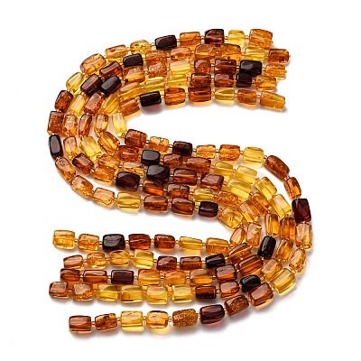 Gradient Color Natural Amber Beads Strands G-F803-D01-03-1