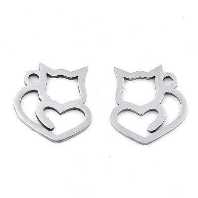 Non-Tarnish 201 Stainless Steel Charms LS-STAS-S081-061-1