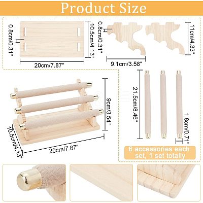 3-Tier Velvet Ring Display Stands RDIS-WH0009-010-1