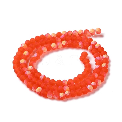 Transparent Glass Beads Strands X1-EGLA-A034-T4mm-MB25-1