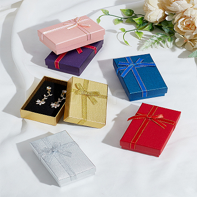 6Pcs 6 Colors Paper Storage Gift Boxes CON-LP0001-78-1