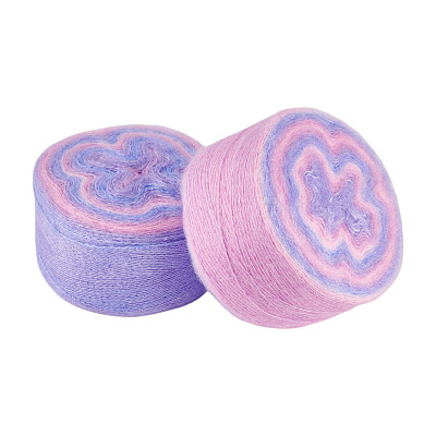 Segment Dyed Knitting Yarn DIY-TAC0033-03E-1