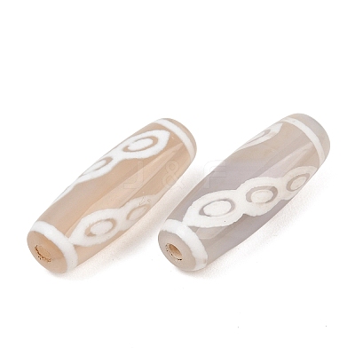 Tibetan Style dZi Beads TDZI-E004-65-01-1