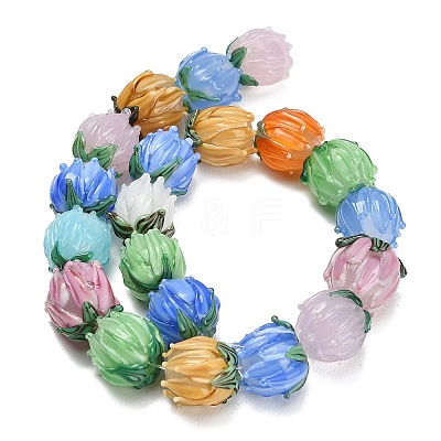 Handmade Lampwork Beads LAMP-F041-02-A01-1