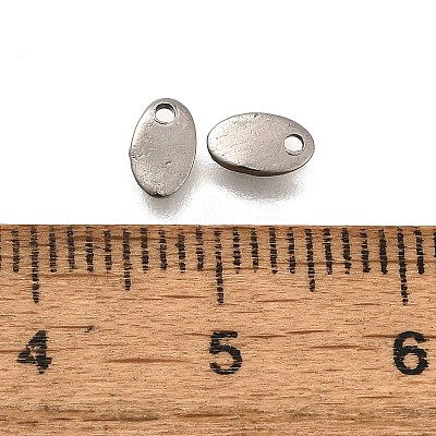 304 Stainless Steel Stamping Blank Tag Charms STAS-F311-03P-1
