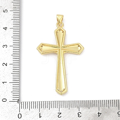 Brass Micro Pave Cubic Zirconia Pendants KK-D317-107G-1
