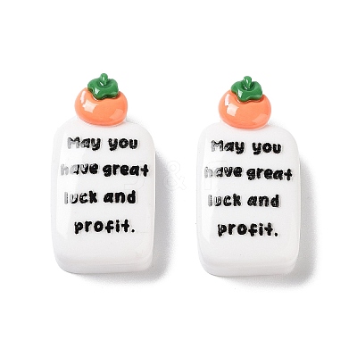 Cartoon White Cat Resin Decoden Cabochons CRES-R203-01C-1