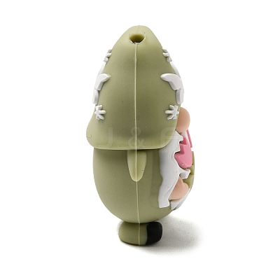 Easter Silicone Focal Beads SIL-F020-07-1