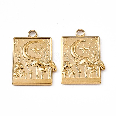 Ion Plating(IP) 304 Stainless Steel Bigs Pendants STAS-B031-16G-1