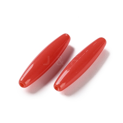 Opaque Acrylic Beads OACR-M015-14C-1