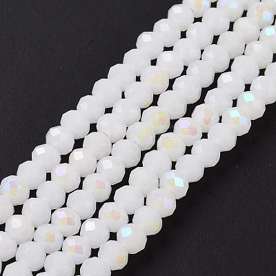 Electroplate Glass Beads Strands EGLA-A034-J8mm-L08-1