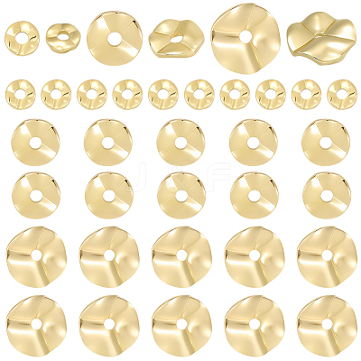 90Pcs 3 Styles Brass Beads KK-BBC0025-88-1