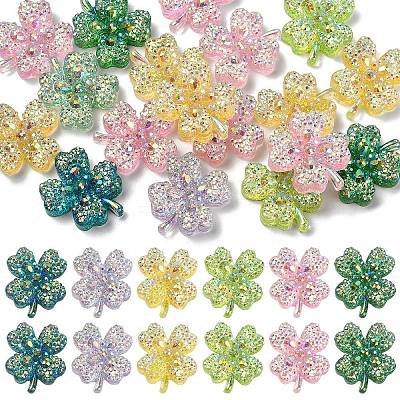 20Pcs Transparent Resin Cabochon CRES-YW0002-59-1