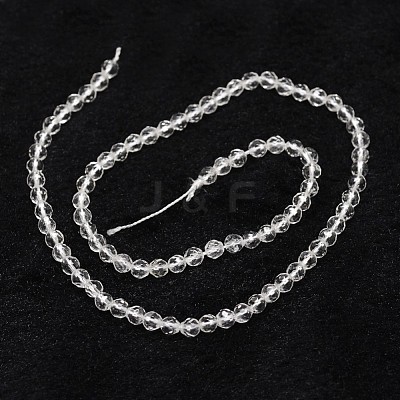 Natural Quartz Crystal Beads Strands X-G-D840-11-4mm-1