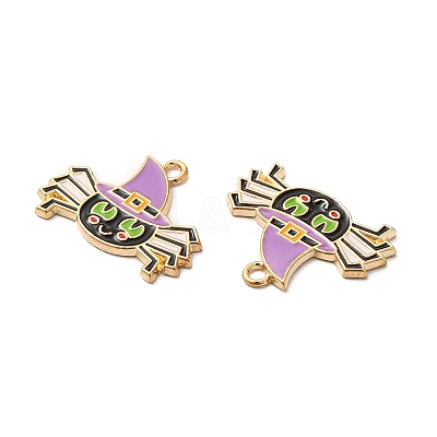 Alloy Enamel Pendants FIND-G055-17G-1
