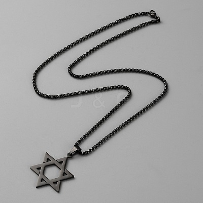 304 Stainless Steel Pendant Necklaces LS-NJEW-WH0023-26EB-1