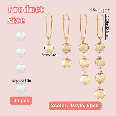 Iron Brooch Making JEWB-DR00003-1