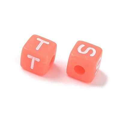 Opaque Acrylic Beads AC-CBA7818-01E-1