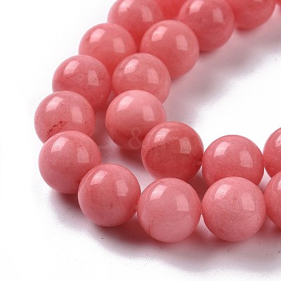 Natural Malaysia Jade Beads Strands G-A146-6mm-B08-1