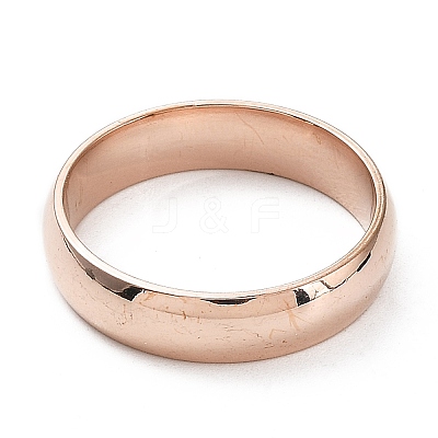 Ion Plating(IP) 304 Stainless Steel Flat Plain Band Rings STAS-I160-B-21mm-RG-1