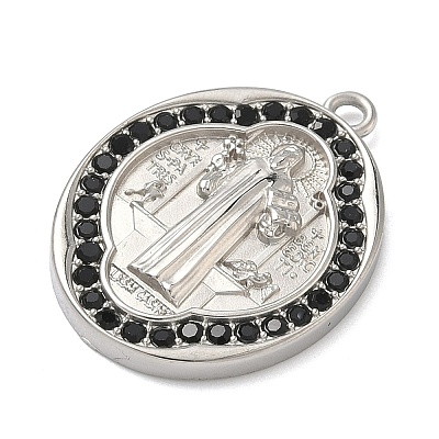 304 Stainless Steel & Rhinestone Pendants STAS-G371-09D-02P-1