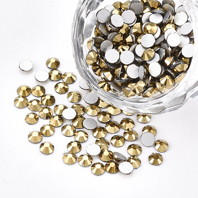 Glass Rhinestone Flat Back Cabochons RGLA-S002-04SS-32-1