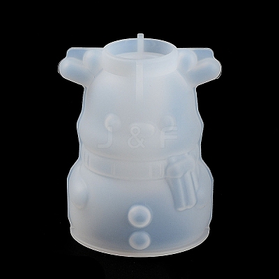 Christmas DIY Candle Holder Silicone Statue Molds DIY-F141-01B-1