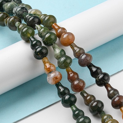 Natural Indian Agate Beads Strands G-C039-A07-1