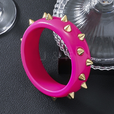 Punk Resin Bangles BJEW-P357-01P-01-1