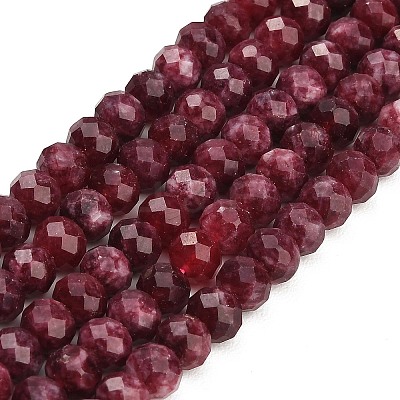 Faceted Dyed Natural White Jade Beads Strands GG-CBAE966-01A-J-1