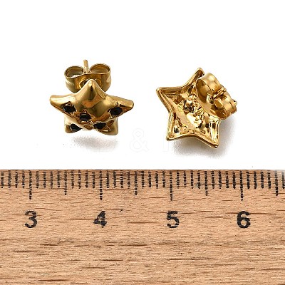 304 Stainless Steel Stud Earrings EJEW-F361-16G-1