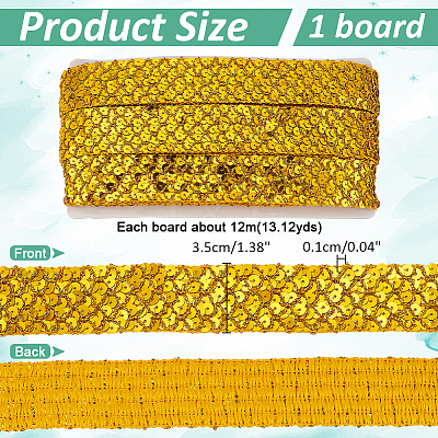 Plastic Paillette Beads OCOR-WH0003-026B-1