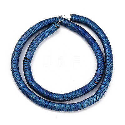 Electroplated Synthetic Non-magnetic Hematite Beads Strands G-H020-M01-25-1