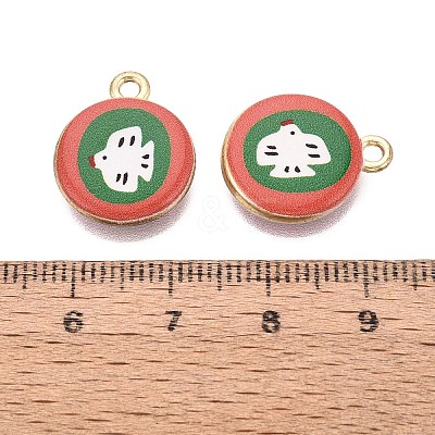 Printed Alloy Pendants PALLOY-SZC0008-12F-1
