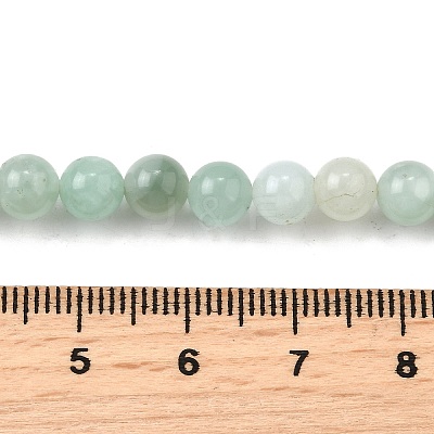 Natural Glass Beads Strands G-L621-B12-6mm-1