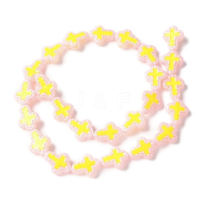 Baking Paint Glass Enamel Beads BLOW-D300-06R-1-1
