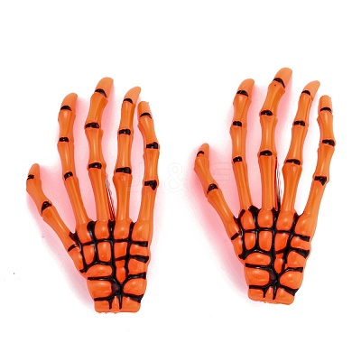 Halloween Skeleton Hands Bone Hair Clips PHAR-H063-A04-1