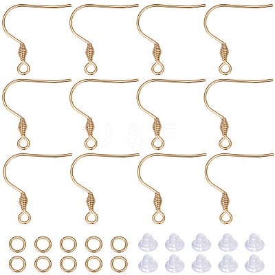 50Pcs 304 Stainless Steel Earring Hooks DIY-BBC0001-32-1