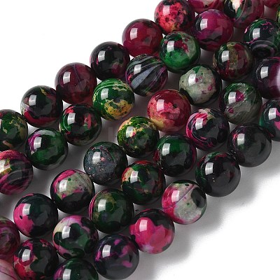 Natural Agate Beads Strands G-NH0001-G12-01-1