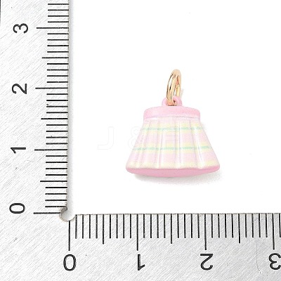 Brass Enamel Pendants KK-CBA1122-01G-04-1