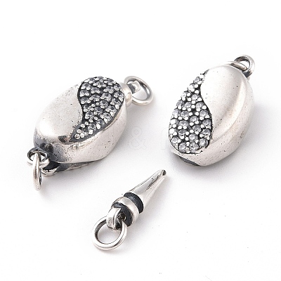 925 Sterling Silver Bayonet Clasps STER-D035-20AS-1