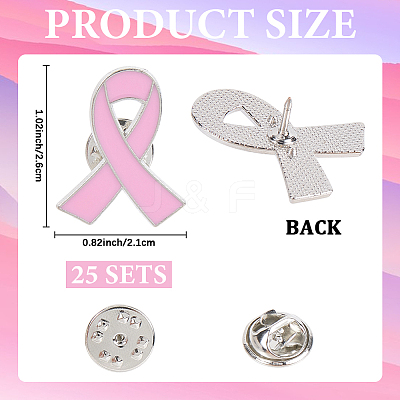 25Pcs Alloy Enamel Brooches JEWB-CP0001-36B-1