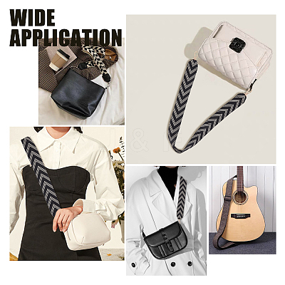 Arrows Pattern Polyester Bag Straps DIY-WH0304-022-1