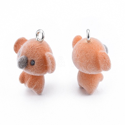 Opaque Resin Pendants X-RESI-T053-11-1