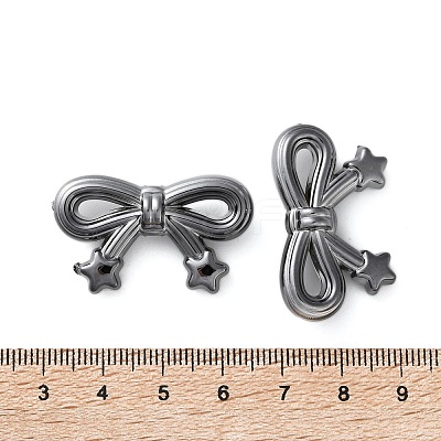 Electroplate Plating Opaque Acrylic Beads PACR-D288-01B-1